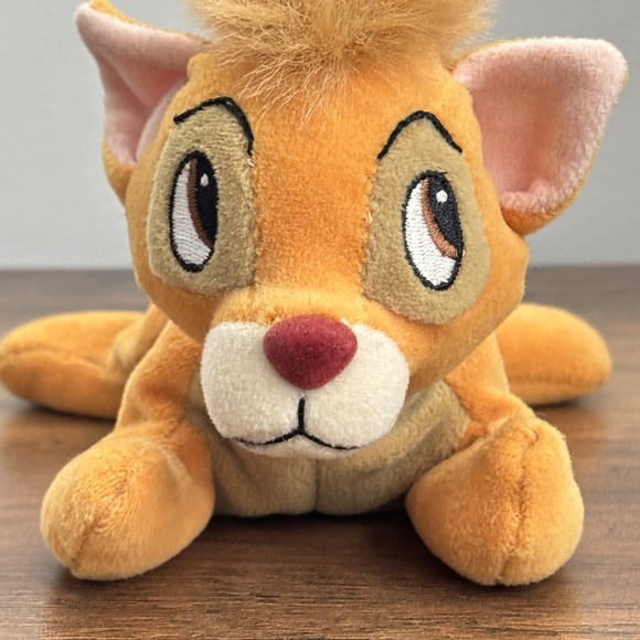 VINTAGE Disney Oliver & Company OLIVER CAT Bean Bag Plush Walt Disney Co. Animal - Picture 2 of 11
